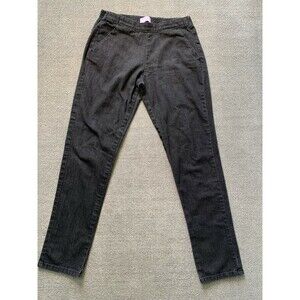 Laura Scott Jeans Blue Womens Small S Elastic Waistband Relaxed Fit Denim & $